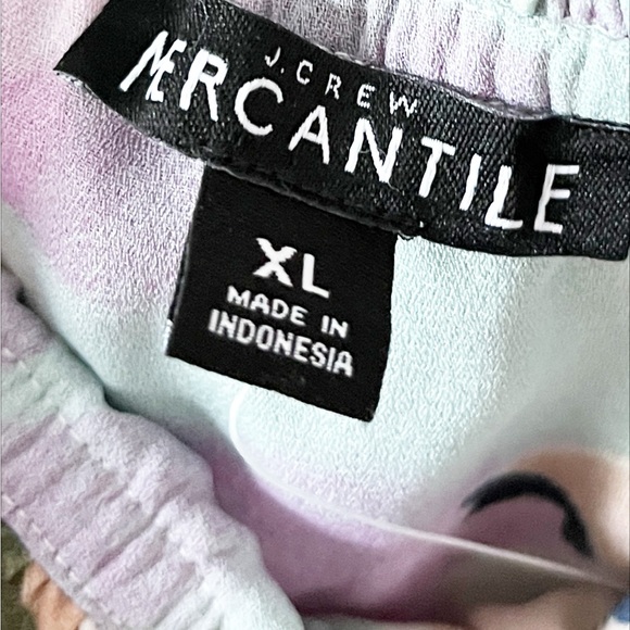 NWOT J CREW Mercantile Floral Off Shoulder Top Size XL - Picture 3 of 7